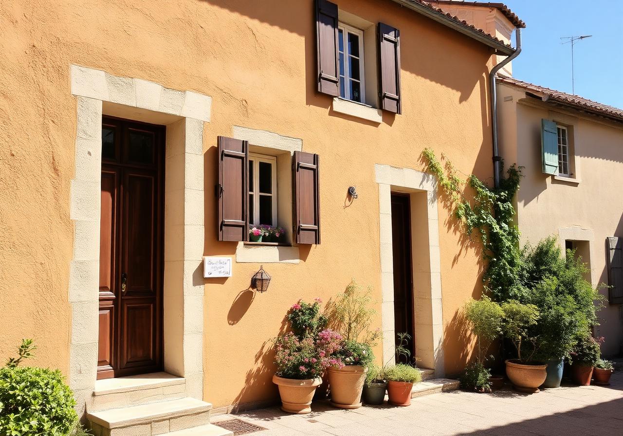 Façade ravalée Hérault